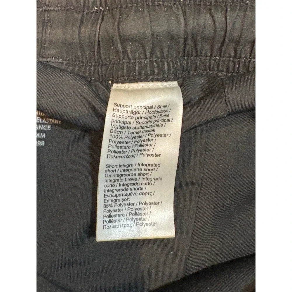 Lacoste Sport Athletic Shorts Integrated Liner‎ Black Size 6
